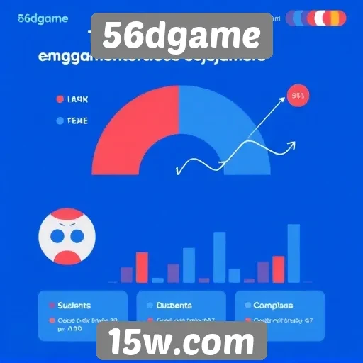 Métricas de engajamento no site 56dgame