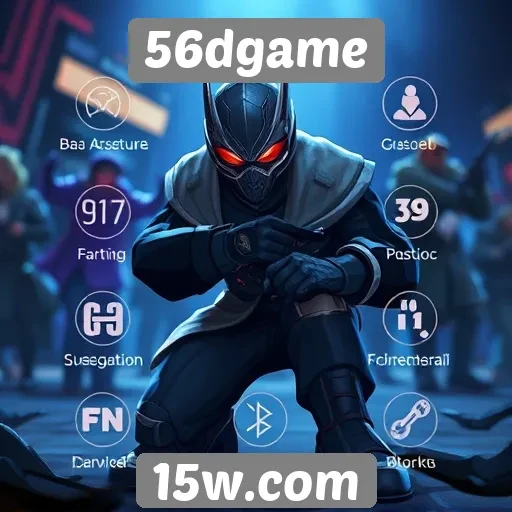 Exploração das funcionalidades do site 56dgame